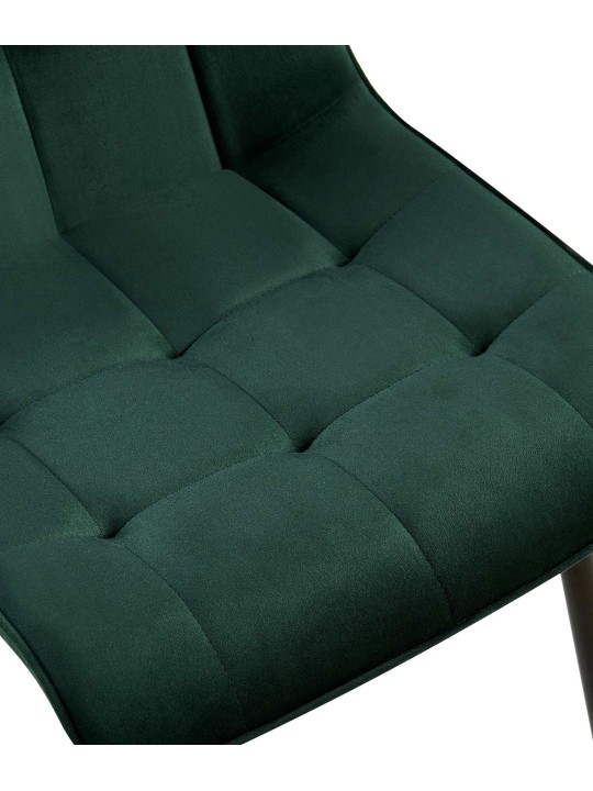 2 db Gifford bársony étkezőszékből álló készlet, zöld 2 db Gifford bársony étkezőszékből álló készlet, zöld