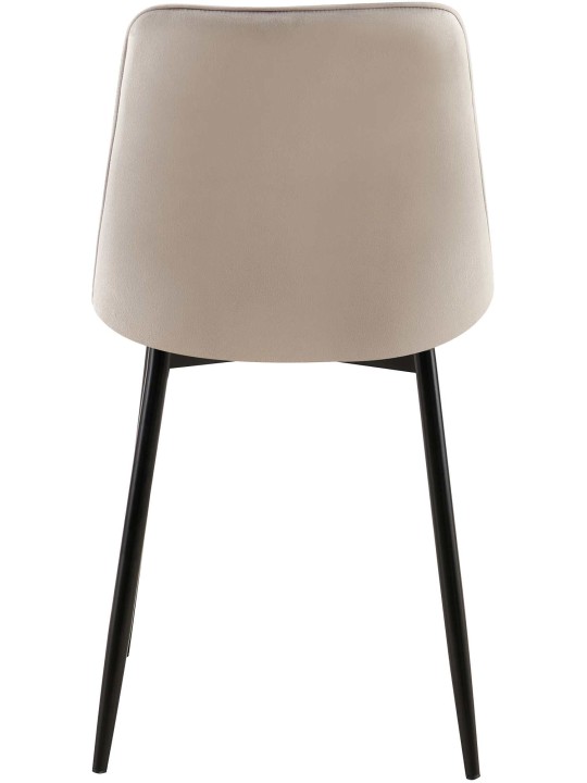 2 db Gifford bársony étkezőszékből álló készlet, szürke