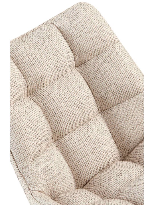 2 székből álló készlet Saranda anyagból, elefántcsont