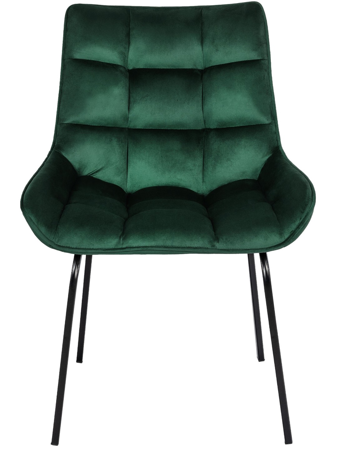 2 db Saranda bársony szék készlet, zöld