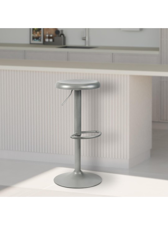 Williston bárszék, ezüst Williston bárszék, ezüst