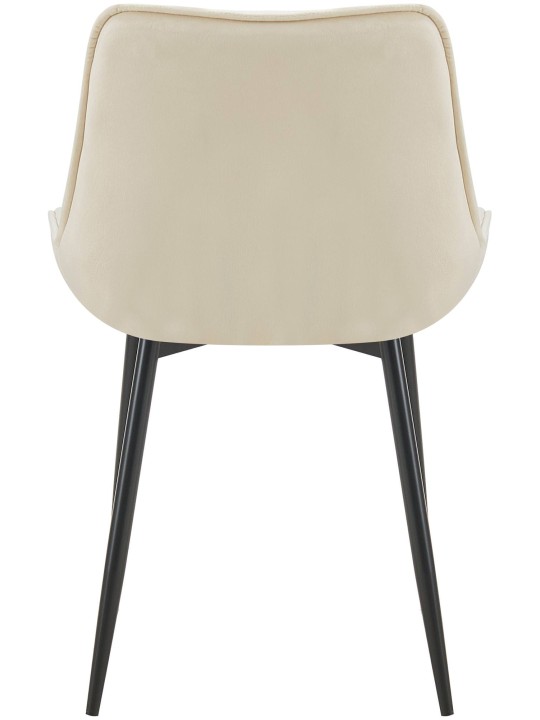 2db Wallace bársony étkezőszék szett, krém