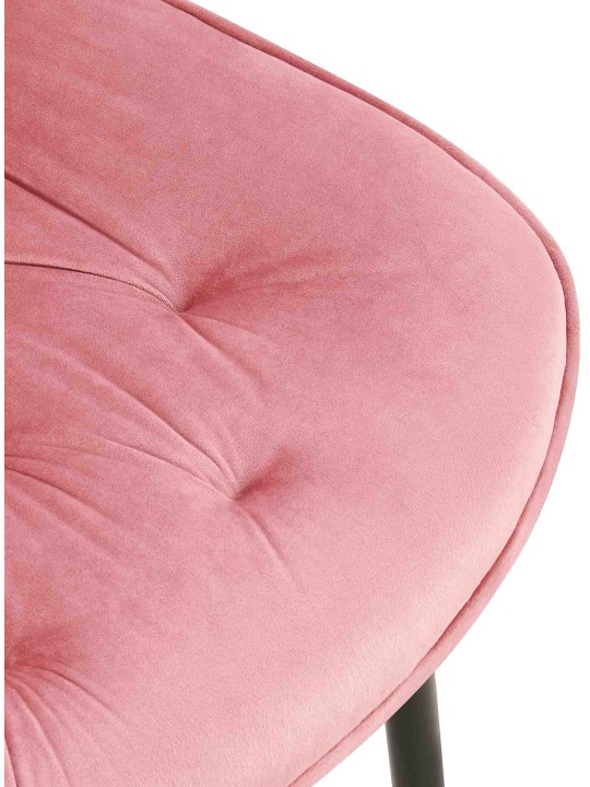 2db Wallace bársony étkezőszék szett, rózsaszín