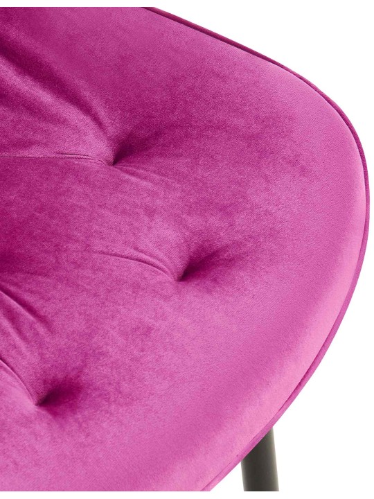 2db Wallace bársony étkezőszék szett, lila 2db Wallace bársony étkezőszék szett, lila