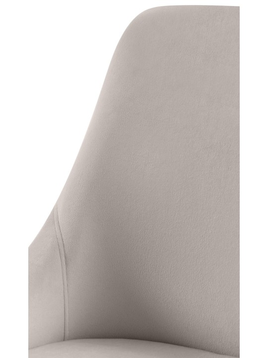 Elmira bársony étkezőszék, szürke