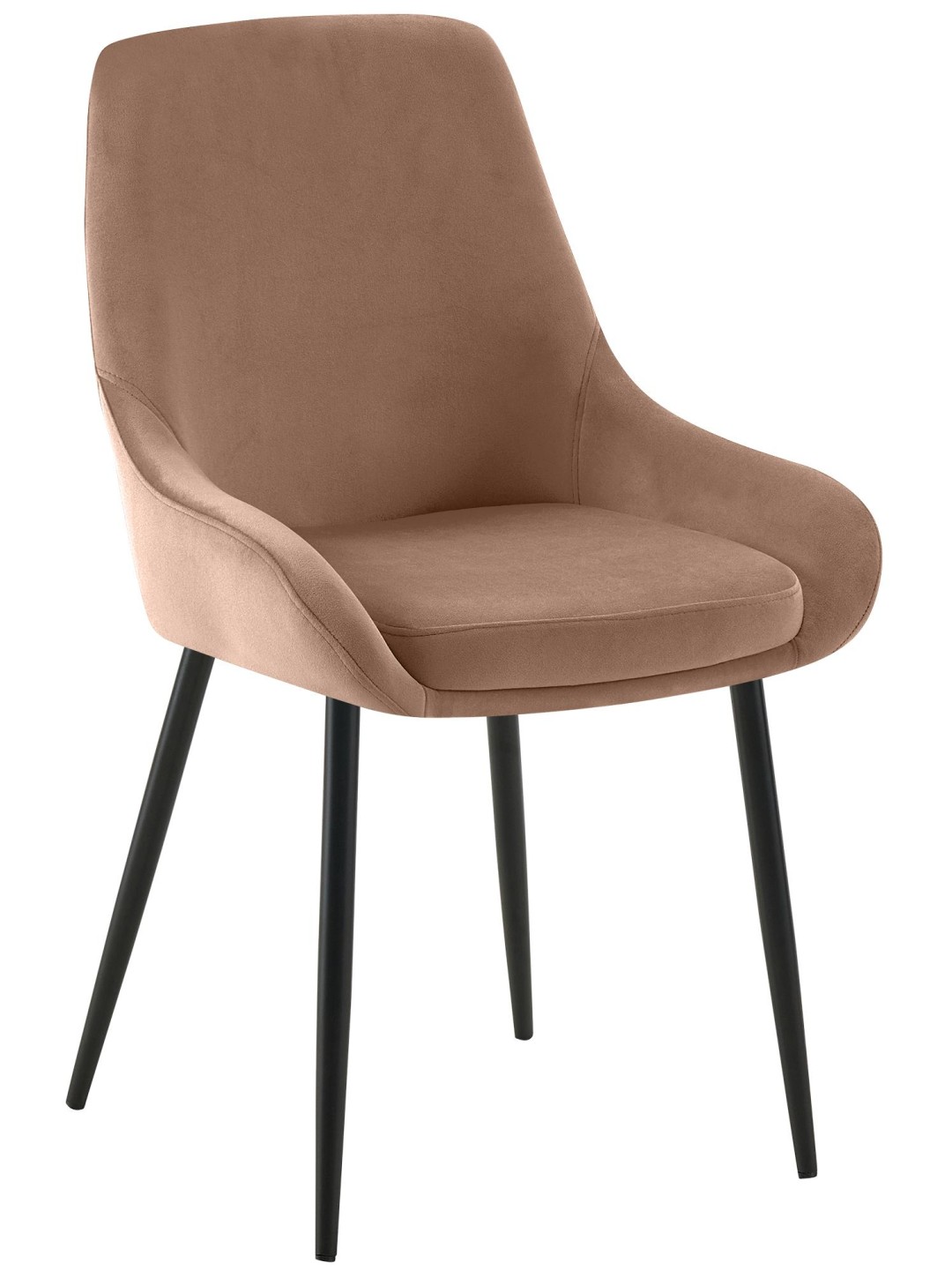 Elmira bársony étkezőszék, barna