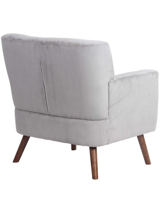 Kioni Cord fotel, szürke