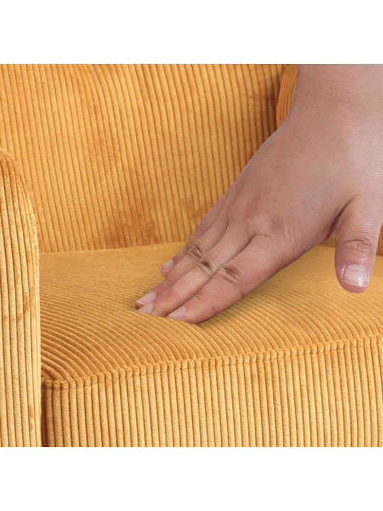 Kioni Cord fotel, narancs