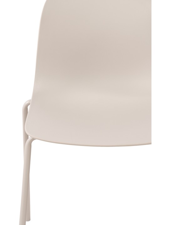 2 db Hardin székből álló készlet, világosszürke 2 db Hardin székből álló készlet, világosszürke