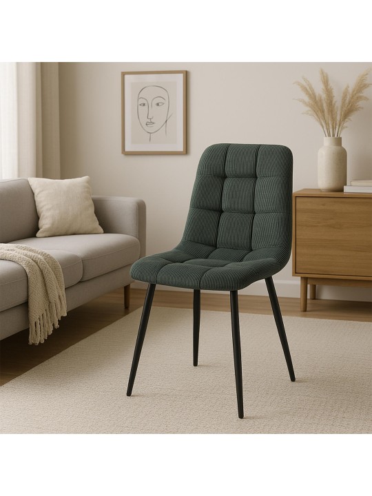 Antibes Cord étkezőszék, zöld