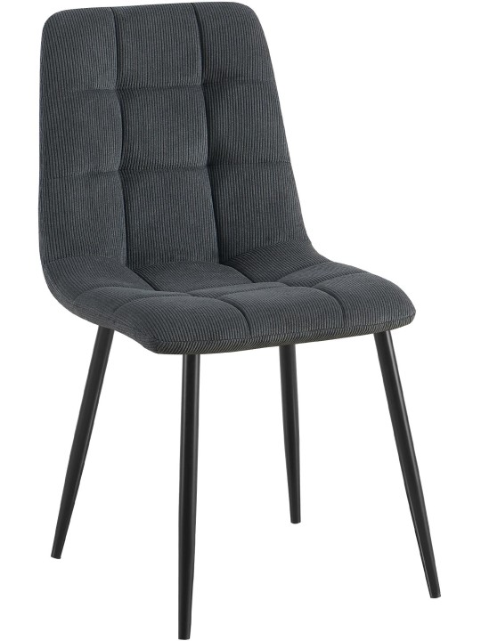Antibes Cord étkezőszék, fekete