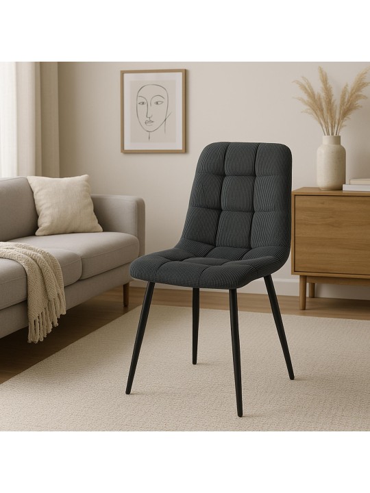 Étkezőszék Tilde Cord, fekete