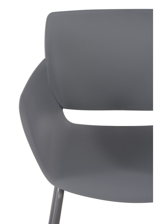 2 db Alpena szék készlet, sötétszürke