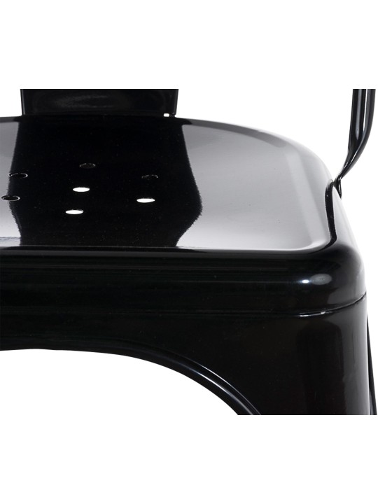 4 db Benedict szék készlet, fekete