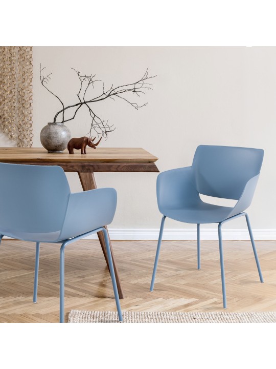 2 db Alpena szék készlet, kék