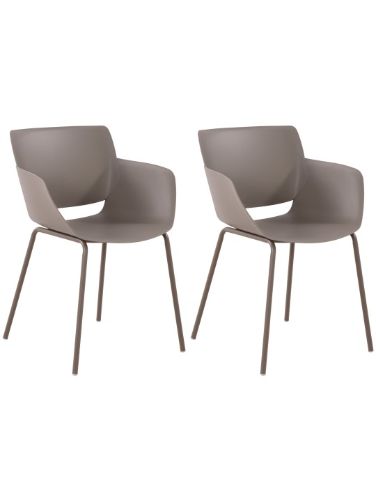 2 db Alpena szék készlet, taupe