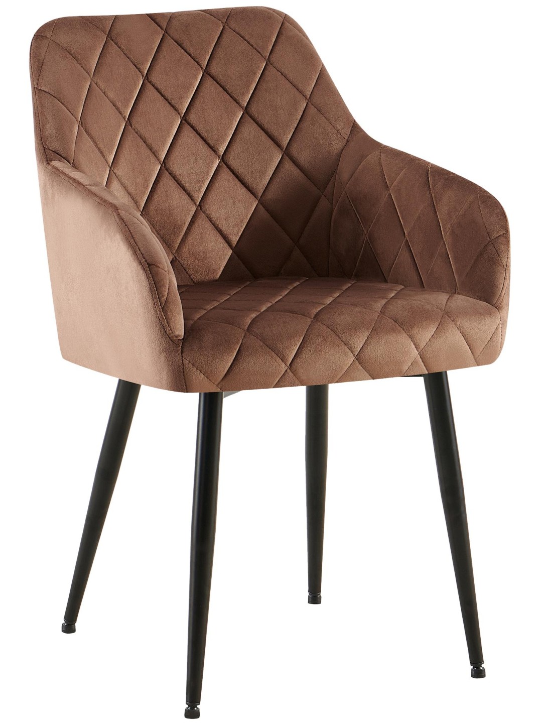 Étkezőszék Monett bársony B, barna