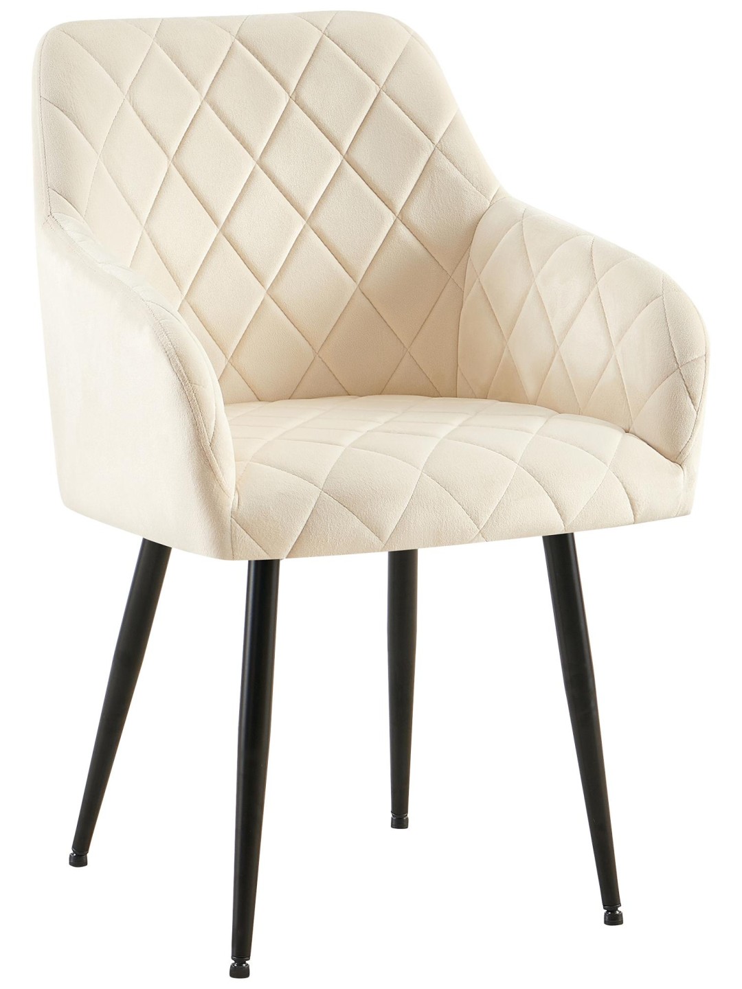 Étkezőszék Monett bársony B, krém