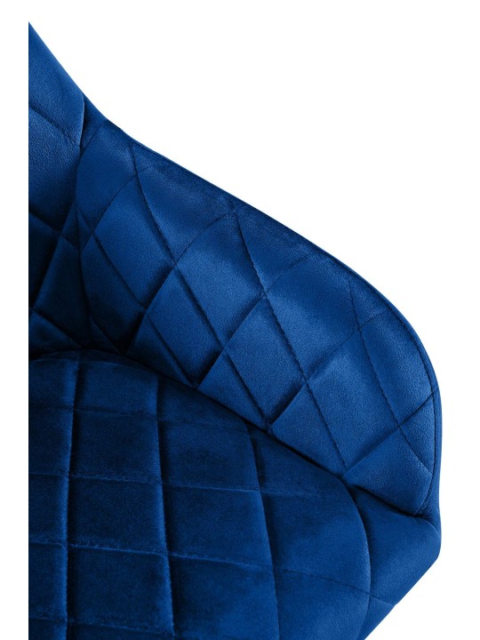 Étkezőszék Monett velvet G, sötétkék