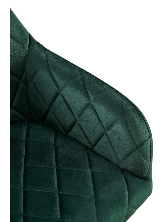 Étkezőszék Monett velvet G, zöld