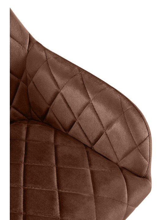 Étkezőszék Monett velvet G, barna