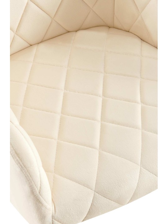 Étkezőszék Monett velvet G, krém