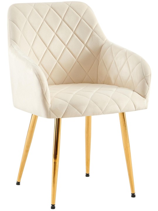 Étkezőszék Monett velvet G, krém