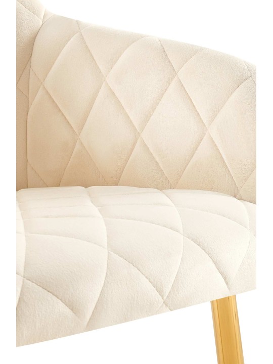 2db-os étkezőszék szett Monett velvet G, krém