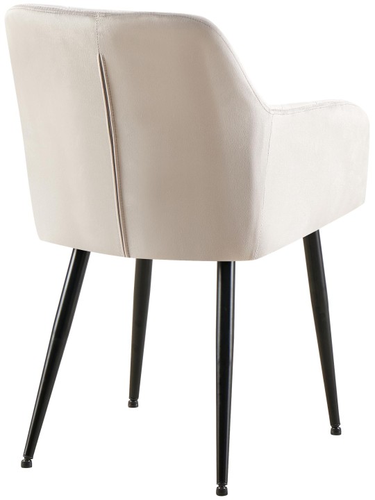 2 db-os Monett velvet B étkezőszék szett, szürke