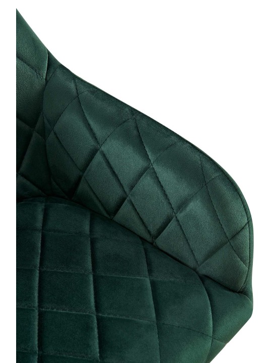 2 db-os Monett velvet B étkezőszék szett, zöld