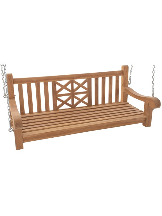 Lengőpad Farm 150 cm, teak