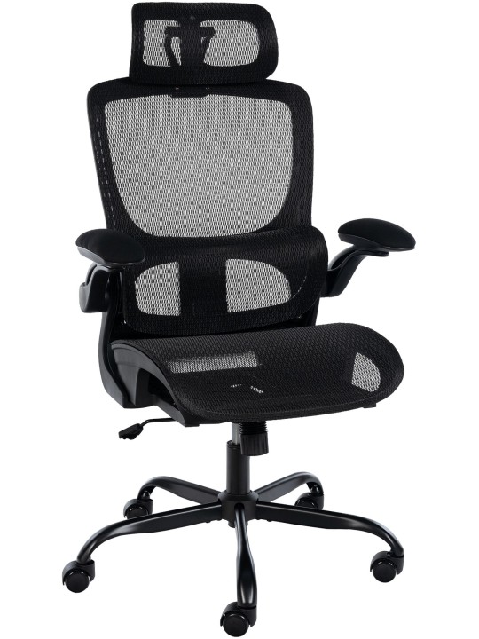 Kaylee irodai szék, fekete