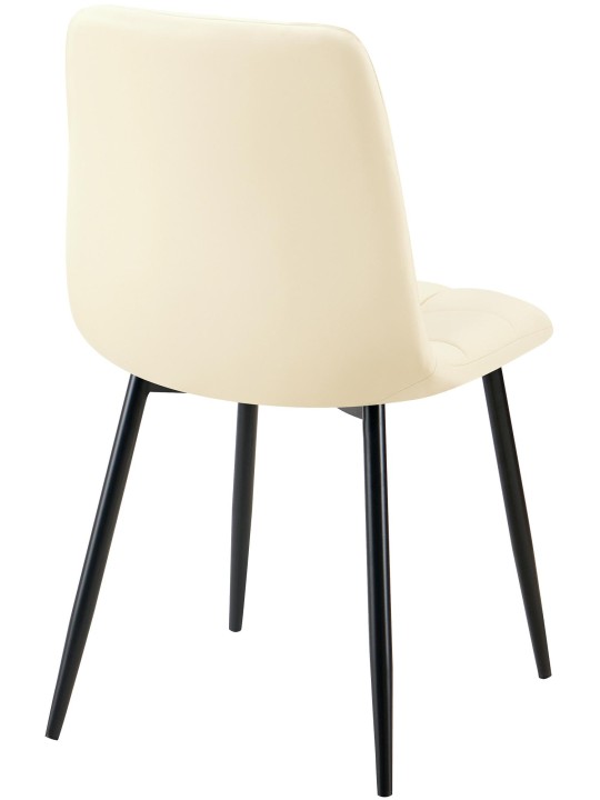 Antibes műbőr étkezőszék, krém