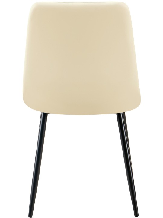 Antibes műbőr étkezőszék, krém