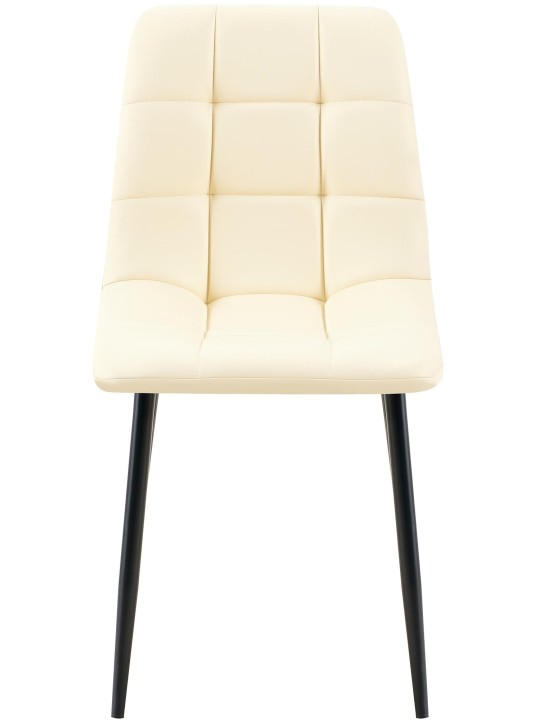 Antibes műbőr étkezőszék, krém