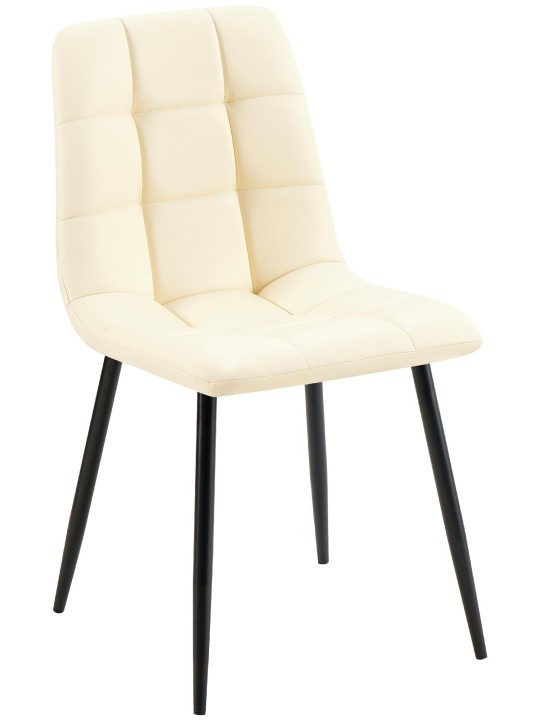 Antibes műbőr étkezőszék, krém