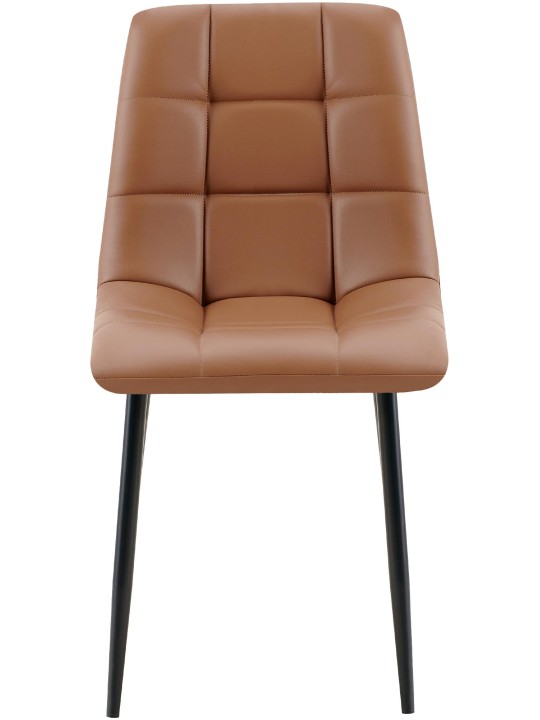 Antibes műbőr étkezőszék, sötétbarna