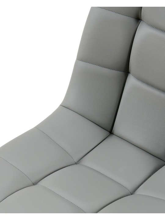 Antibes műbőr étkezőszék, világosszürke