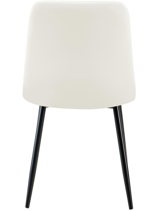 Antibes műbőr étkezőszék, fehér