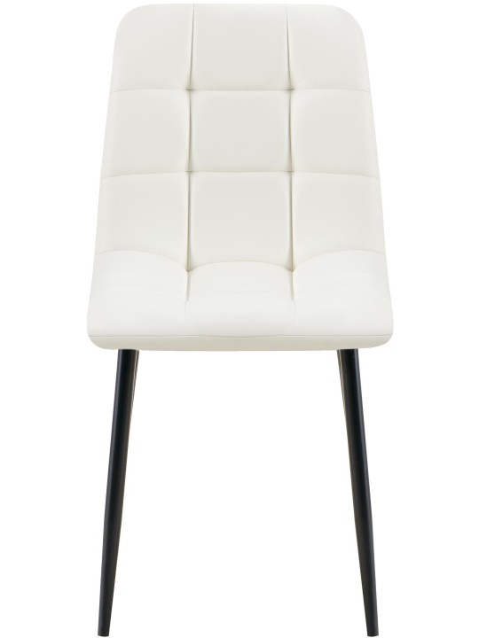 Antibes műbőr étkezőszék, fehér