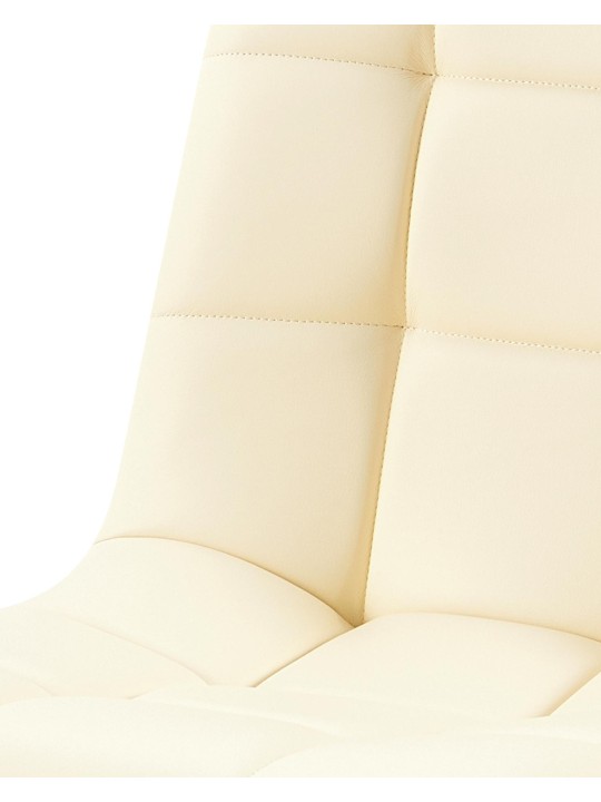 Antibes műbőr étkezőszék, krém