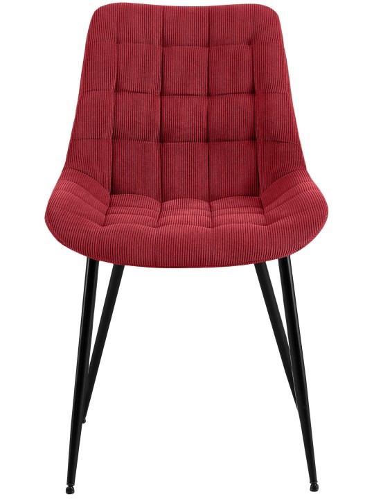 Sardna Cord étkezőszék, bordó