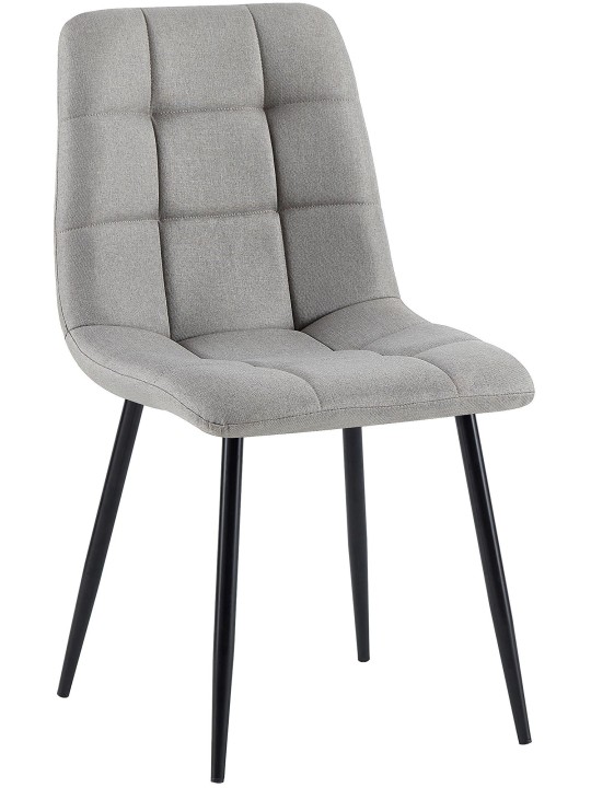 Antibes szövet étkezőszék, világosszürke