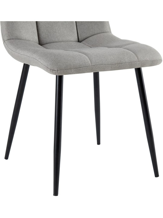 Antibes szövet étkezőszék, világosszürke