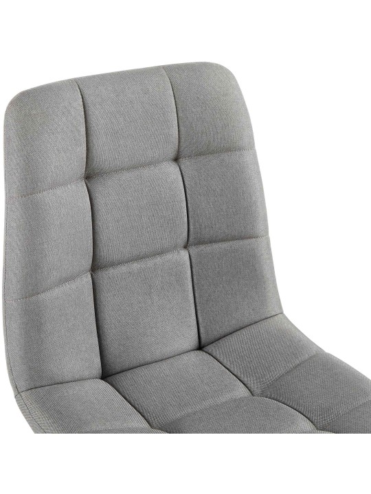 Antibes szövetből álló étkezőszék készlet, világosszürke