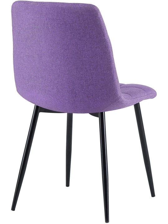 Antibes szövetből álló étkezőszék készlet, lila