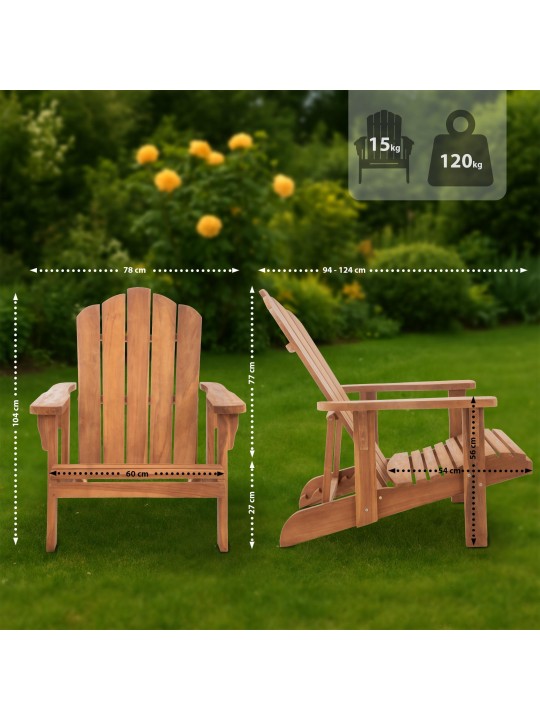 Brownsville szék, teak