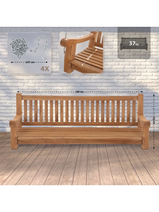 Joyce hintapad 180 cm, teak