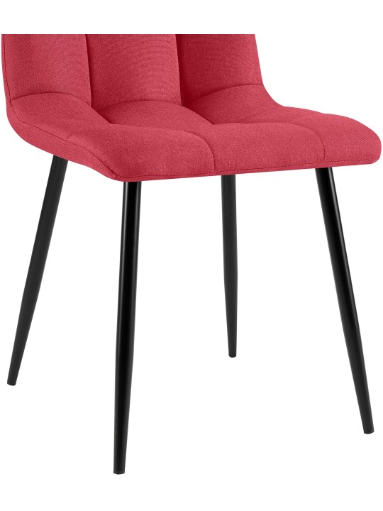 Antibes szövet étkezőszék, piros