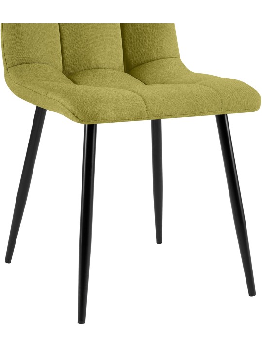 Antibes szövet étkezőszék, zöld